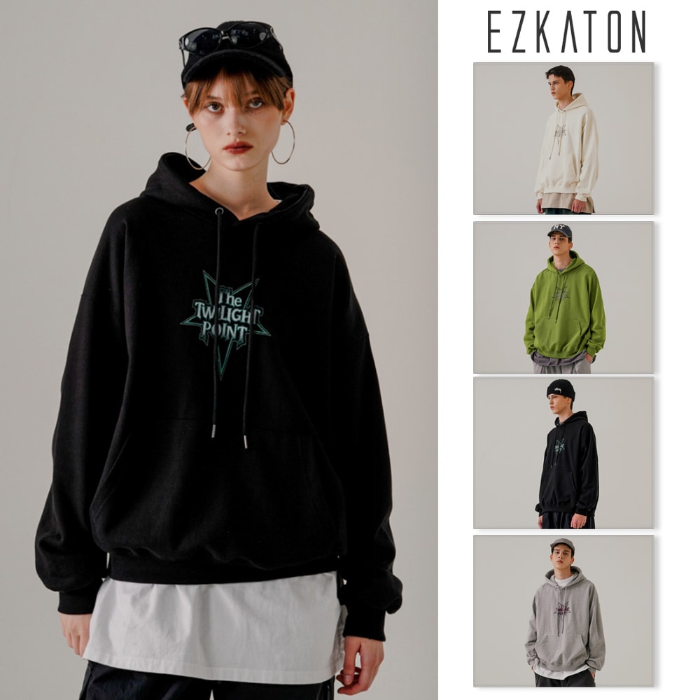 EZKATONのTwilight Heavy Cotton Hoodie 全4色 EZKATON] Twilight Heavy Cotton Hoodie パーカー