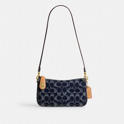 新品 コーチ　ペン　ショルダーバッグシグネチャーレザー　coach COACH（コーチ）の「ペン ショルダー バッグ・シグネチャー