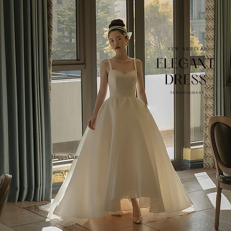 ウェディングドレス エンパイア 二次会 パーティードレス ロングドレス 演奏会 ドレス 大人 ピアノ 発表会 コンサート イブニングドレス カクテルドレス エレガント 優雅 ドレス 大きいサイズ 30