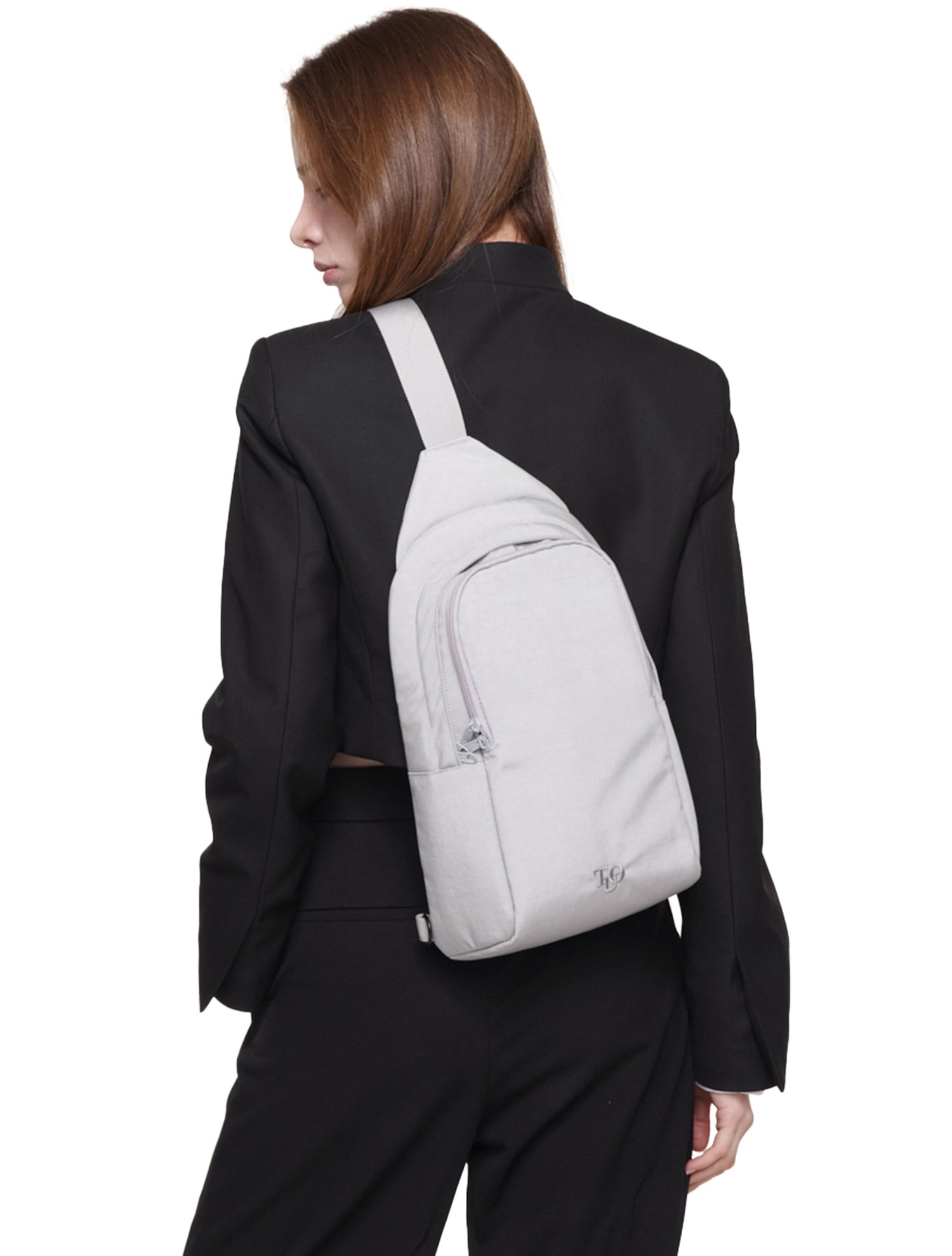 EDDIE SLING BAG LIGHT GREY