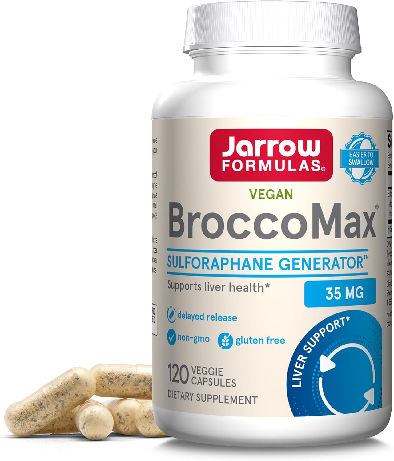 Jarrow ジャローBroccoMax 30 MG 120錠 ベジタリアンカプセル