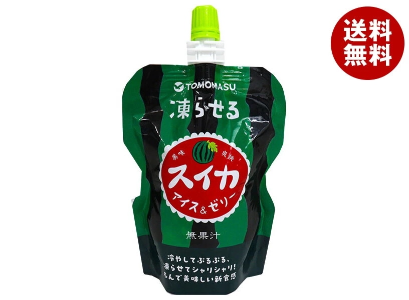 友桝飲料 果実アイス&ゼリー スイカ 130g×30個入×(2ケース)