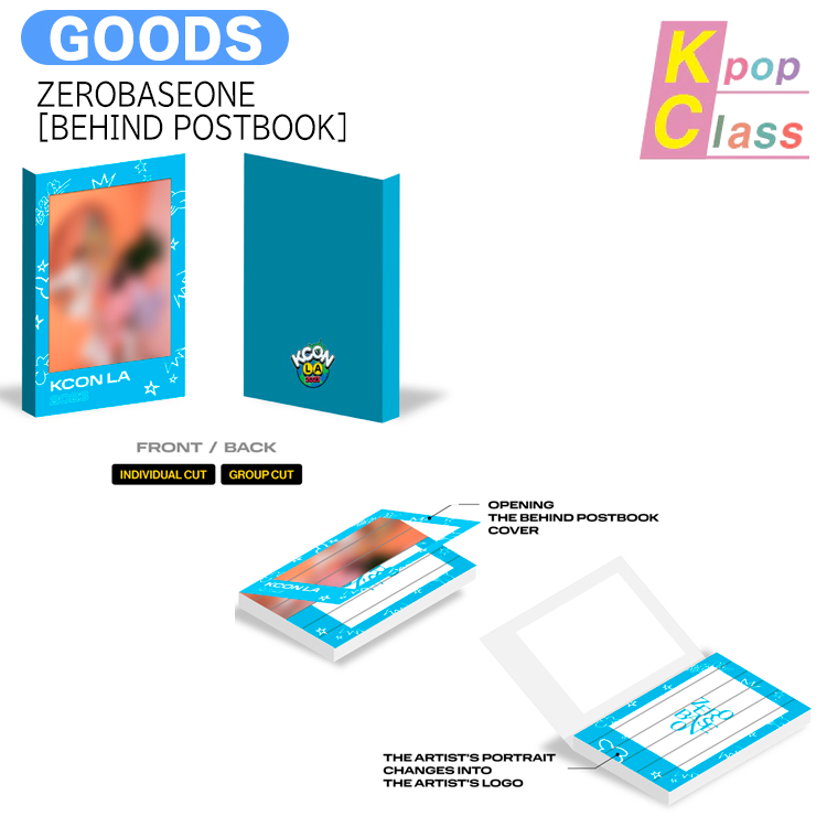 国内発送 ZEROBASEONE [ BEHIND POSTBOOK ] KCON LA 2023 OFFICIAL MERCH / 公式グッズ / 予約商品