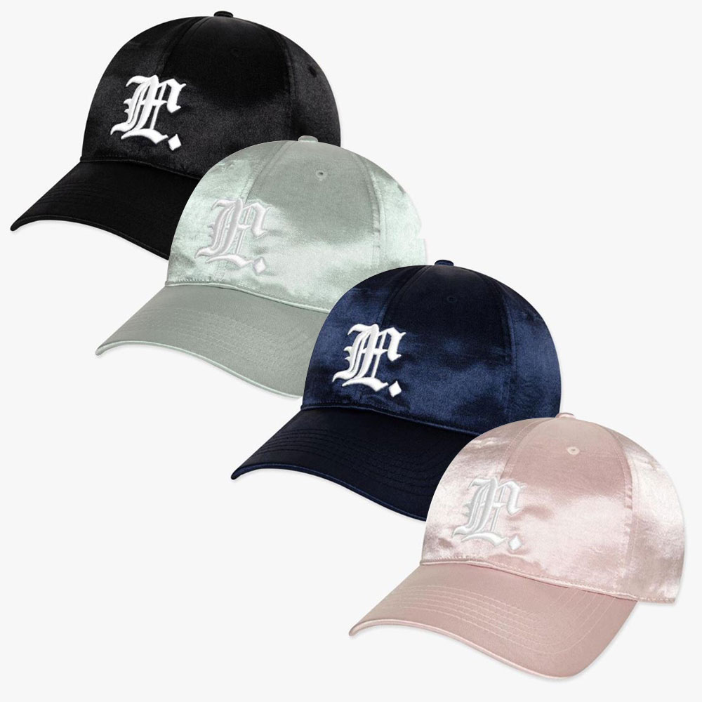 GOTHIC SATIN 6PANEL CAP 韓国人気キャップ