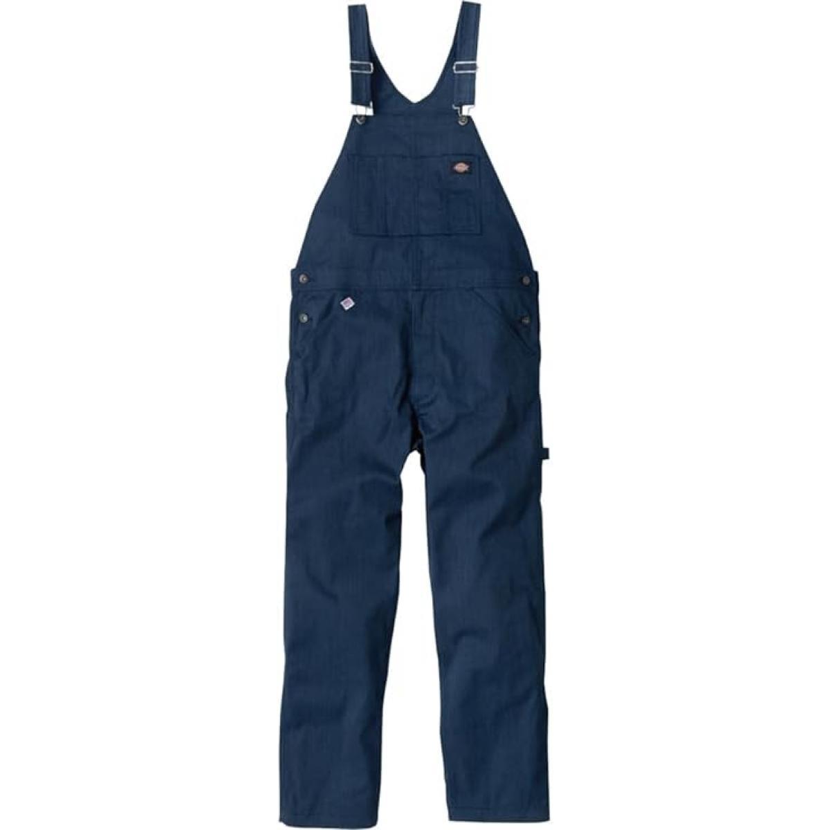 コーコス ディッキーズ Dickies T/Cストレッチオーバーオール 4L インディゴ 4LD-769 作業服 作業着 長袖 メンズ レディース つなぎ 作業衣料