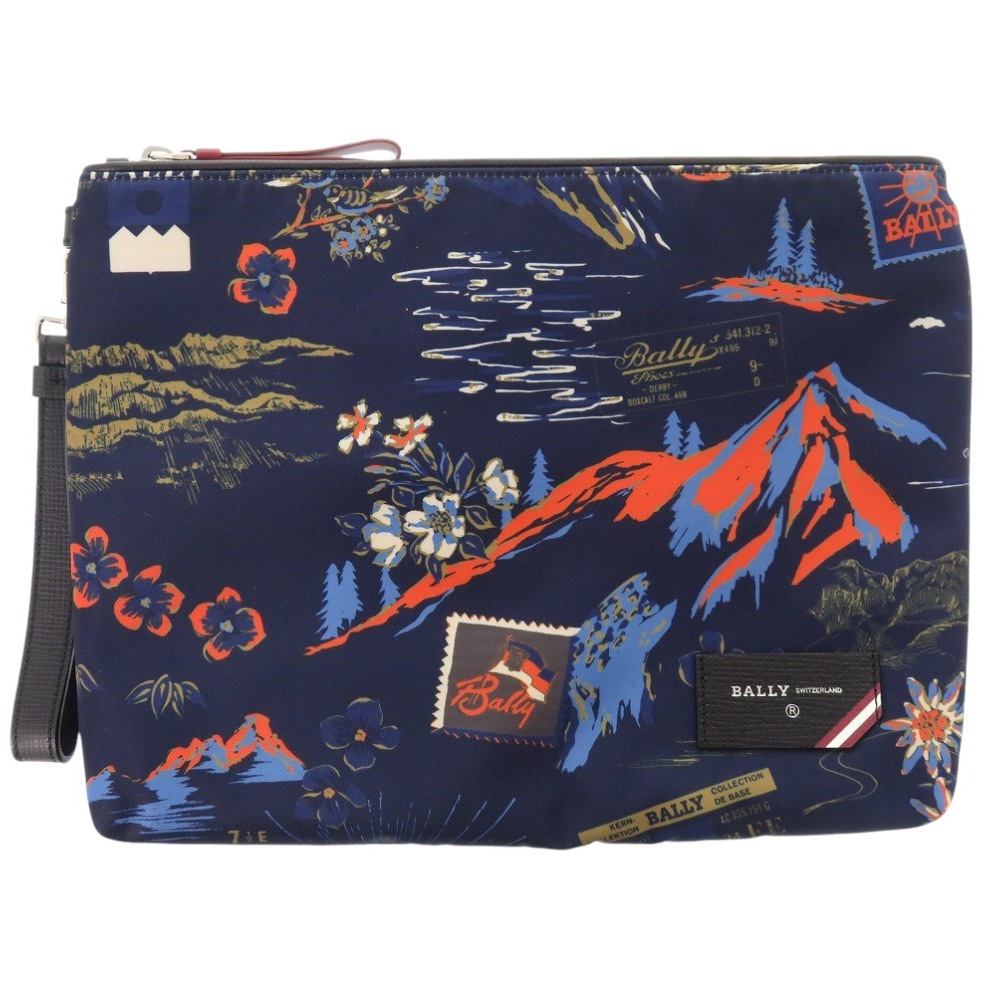 未使用品 FHOLLER.NPR 27 MULTIBLUESKY クラッチバッグ ナイロン/ナイロン ブルー 0711【中古】 ユニセックス