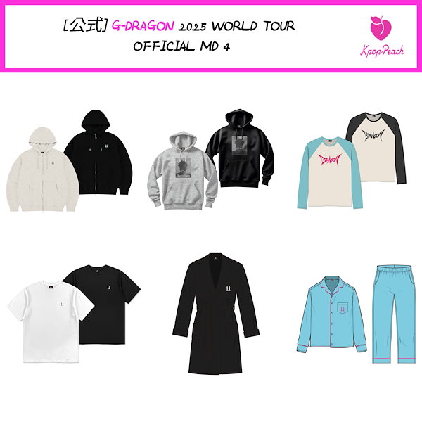 G-DRAGON 2025 WORLD TOUR オフィシャルグッズ NEWS | G-DRAGON Japan Official Fanclub「FANPLUSONE JAPAN」