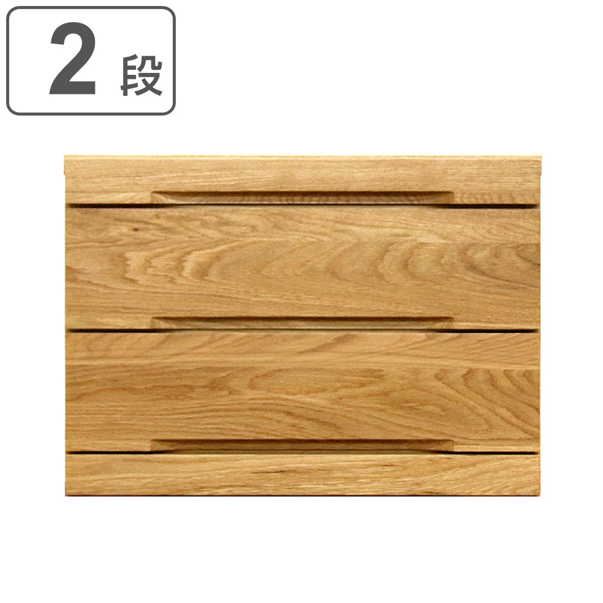 仏壇チェスト 2段 ホワイトオーク 日本製 Nestle 約幅59cm 仏壇台 スライド棚 引き出し収納 天然木 コンパクト 収納棚 リビング仏壇 収納 キャビネット 無垢 桐 開梱設置