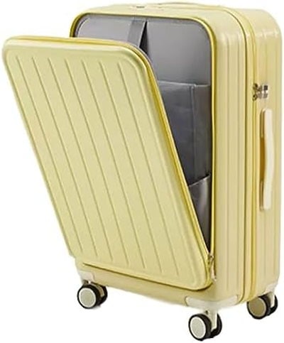 前開き スーツケース USBポート付き キャリーケース Mサイズ 5カラー選ぶ フロントオープン 4-7日用 泊まる 軽量設計 大容量 多収納ポケット sc110-24