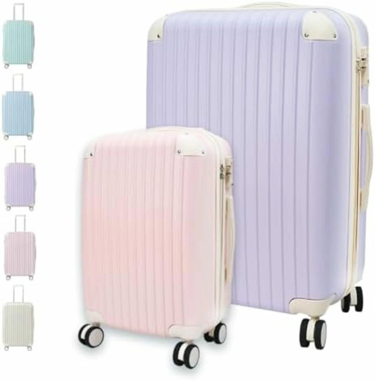 マカロンカラー スーツケース キャリーケース 1-10泊用 泊まる 軽量設計 多機能スーツケース 大容量 国内旅行 福袋 旅行 多機能 スーツケース おしゃれ 超軽量 超軽量 大容量