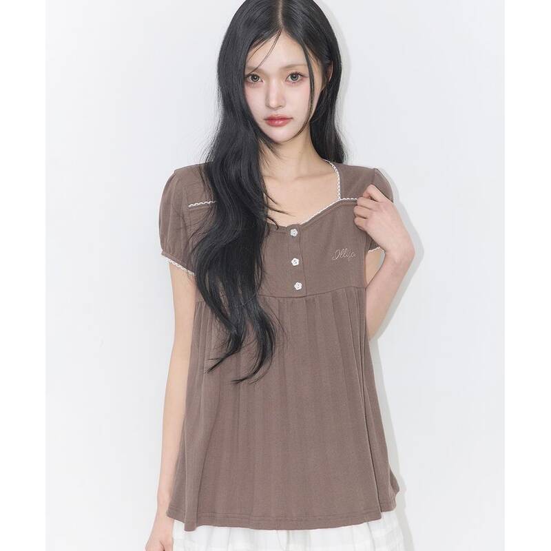ILLIGO フレアシャーリングトップ ブラウン 26SMTOP29BR 374336