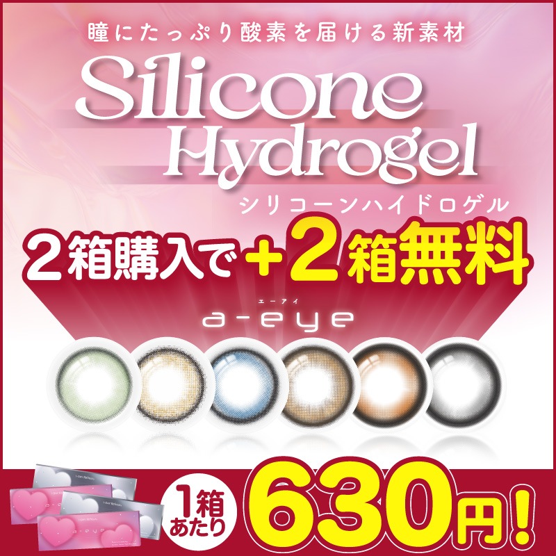 あいあい　購入ページ2 Qoo10] a-eye 終売カラーにつきお得！【2箱+2箱無料】 : コンタクトレンズ