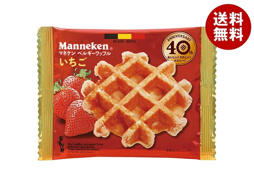 ローゼン マネケン いちごのワッフル 30(6×5)個入×(2ケース)