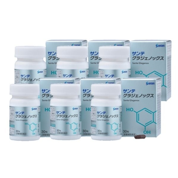 グラジェノックス　参天製薬　1瓶30粒入（約1ヶ月分）X 6個