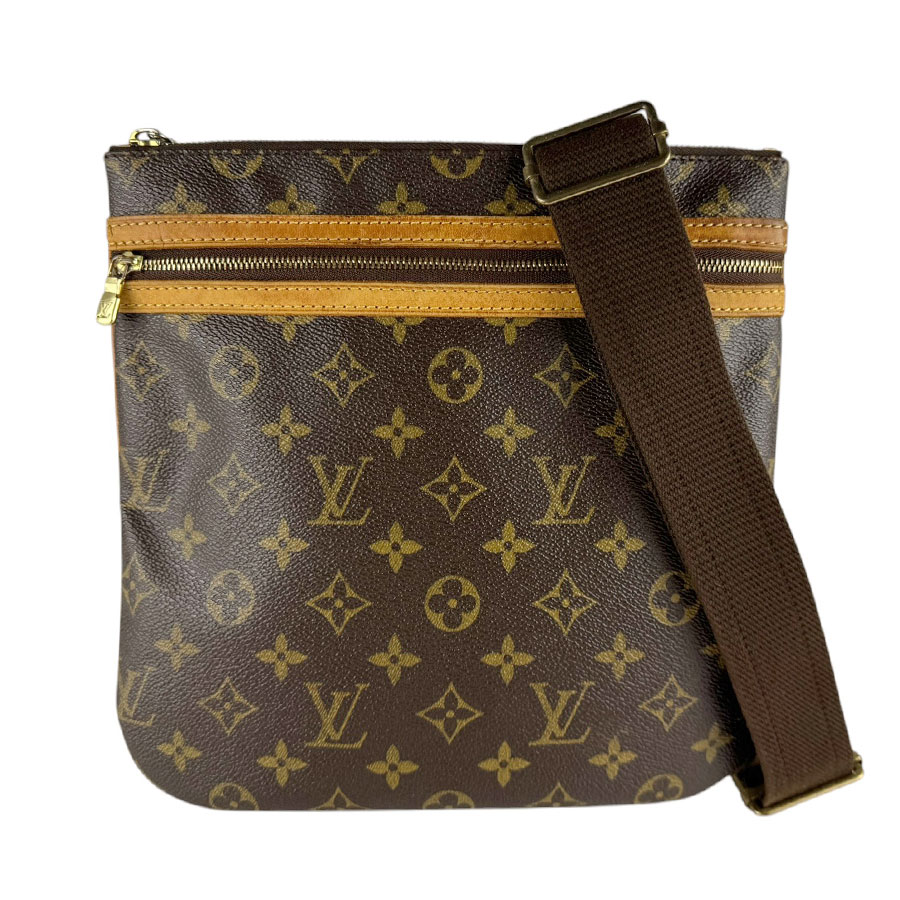 ルイ ヴィトン LOUIS VUITTON ショルダーバッグ モノグラム ポシェット ボスフォール モノグラムキャンバス ブラウン レディース M40044 z10035