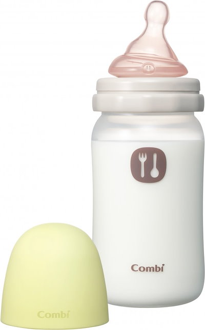 他サイト： COMBI コンビ テテオ 授乳のお手本 LiCO 哺乳びん プラスチック製 240ml (Mサイズ乳首付) ライムの商品画像