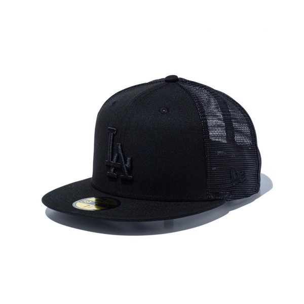 ニューエラ NEW ERA 59FIFTY トラッカー ロサンゼルス・ドジャース ブラック × ブラック 14525156 帽子 キャップ