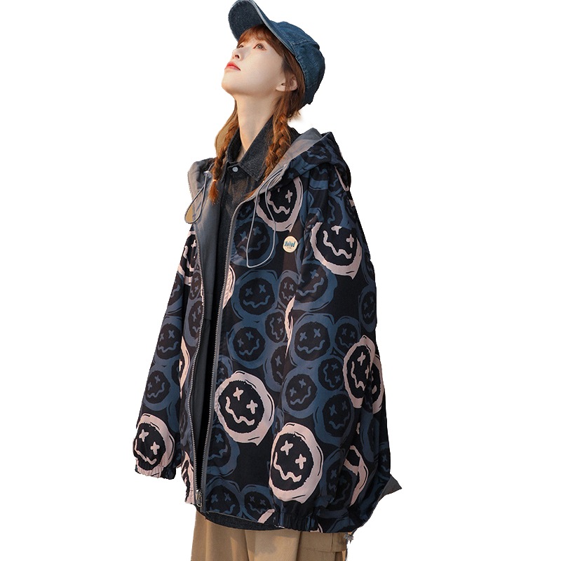 Hot!!!韓国流行 のナイロンパーカー 男女兼用 コート アウター 長袖 韓国ファッション