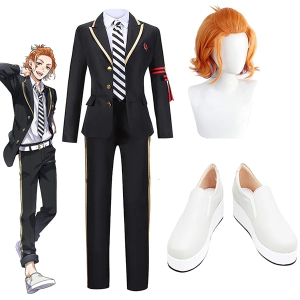 ツイステッドワンダーランド ツイステ ハーツラビュル寮 ケイト ダイヤモンド R 制服 ウィッグ 靴 追加可 コスプレ 衣装 クリスマス ハロウィン ステージ服