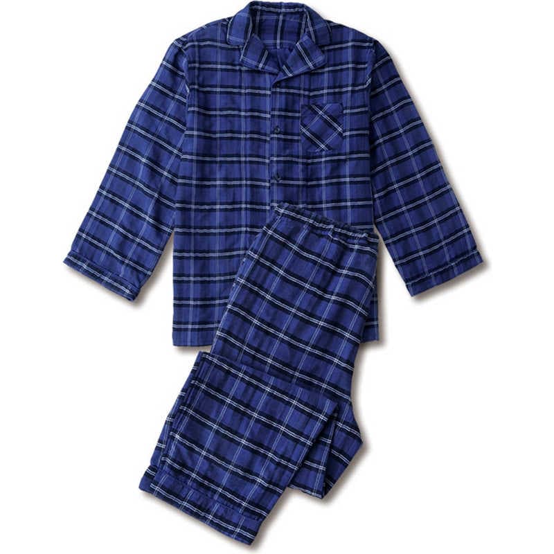 タオル美術館　cococi LDK メンズガーゼパジャマ XLサイズ ネイビー