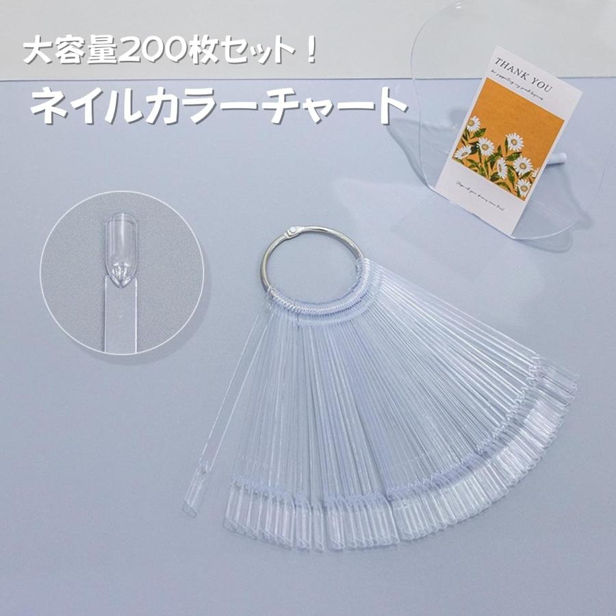 150枚入り ネイルカラーチャート スティックタイプ リング付き カラー見本 デザイン管理・ジェルネイル展示に サロン業務や自宅ネイルに便利 3本