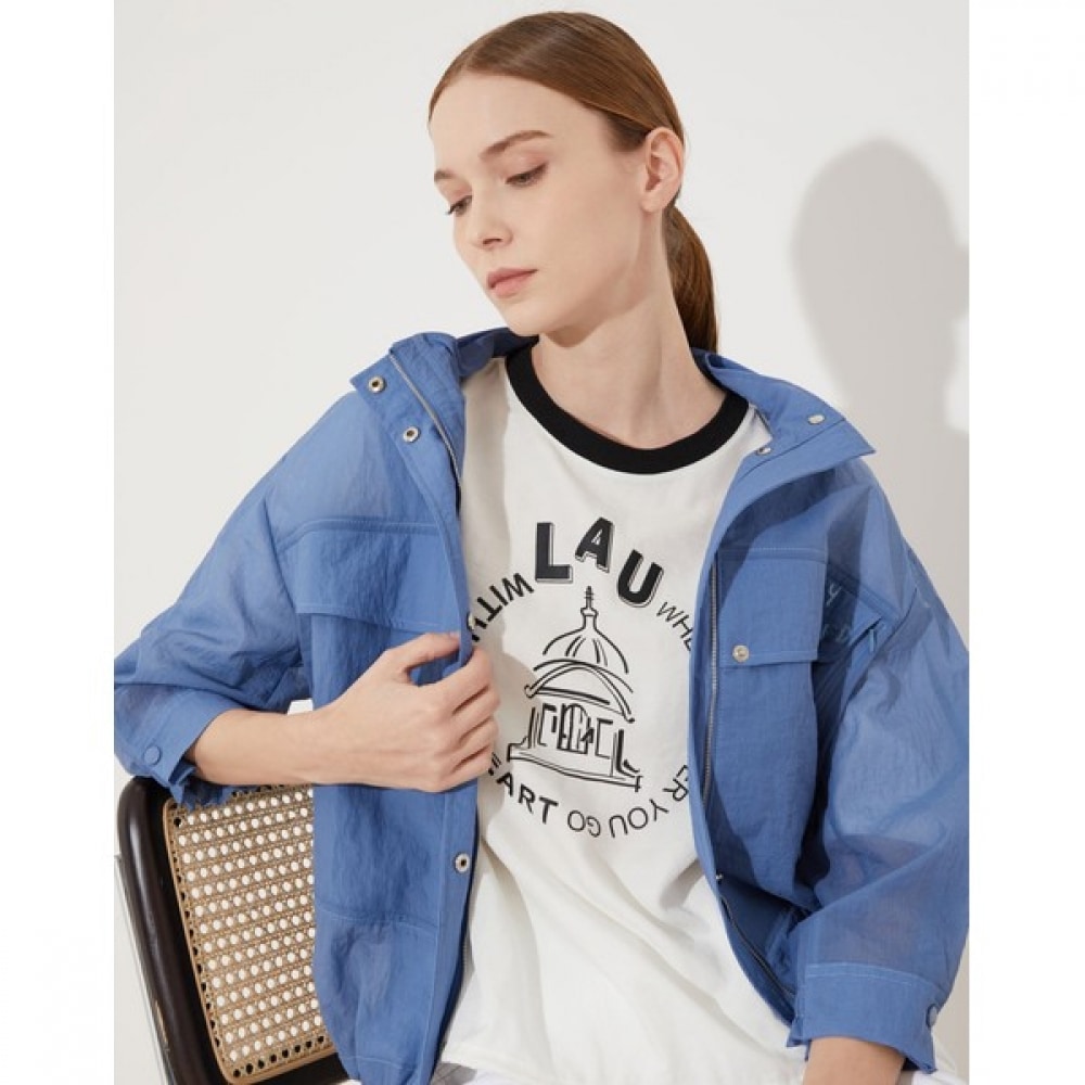 [オリビアローレン] メッシュクロップジャンパー_VVCCL3M4476