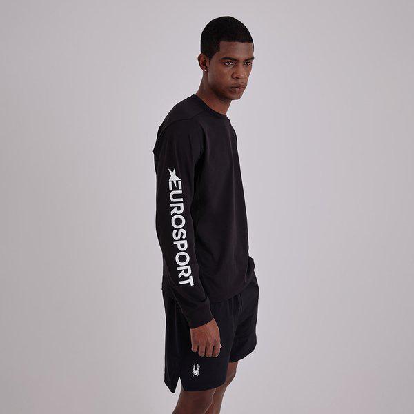 [] 共用ユーロスポーツ長袖TシャツSPIPCNRL221UBLK