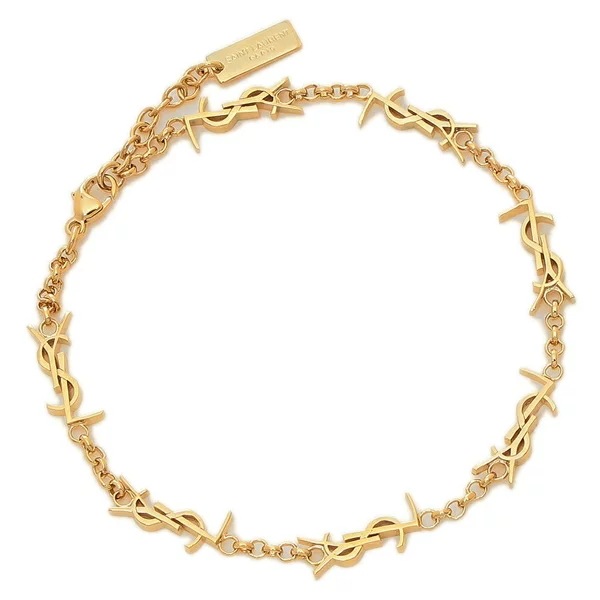 ブレスレット バングル カサンドラ マルチチャーム ゴールド メンズ SAINT LAURENT PARIS 757664 Y1500 8030