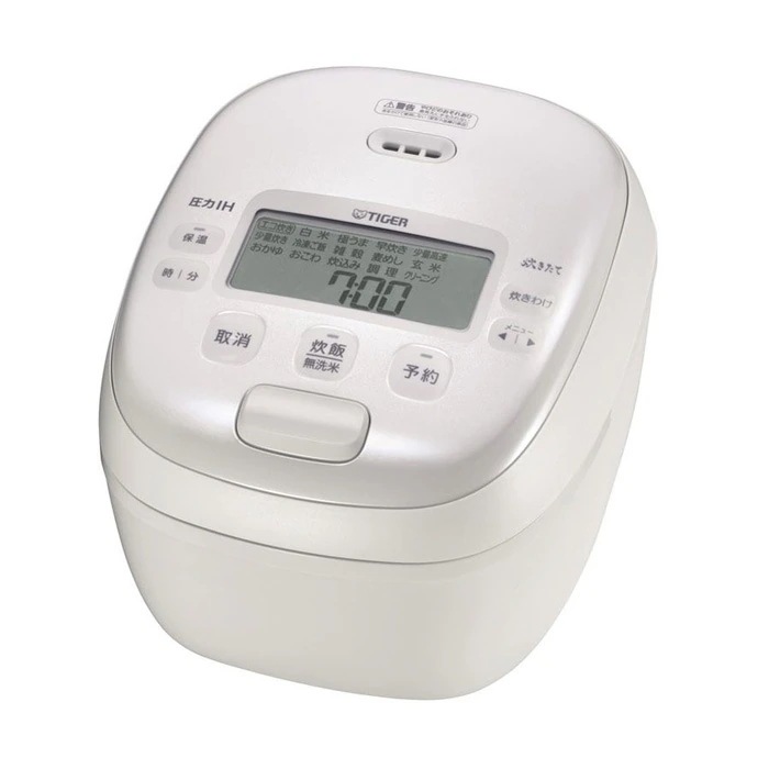 1升炊き 圧力IHジャー炊飯器 炊きたて JRI-B180-W ホワイト