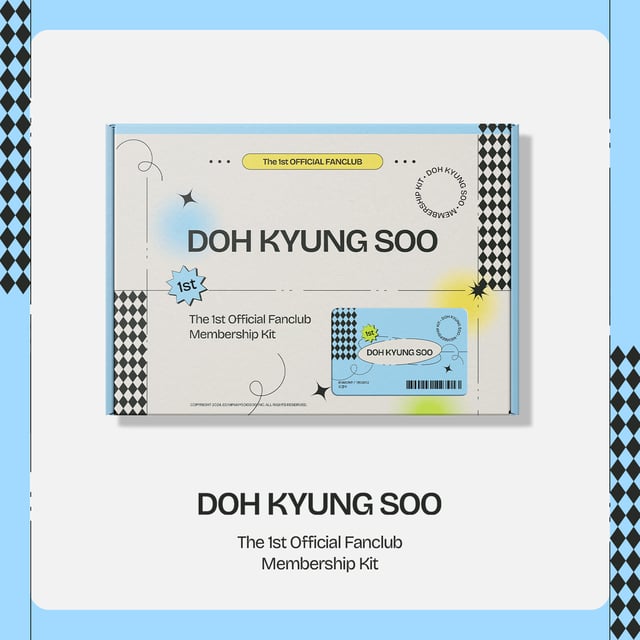 開封品 DOH KYUNG SOO - The 1st Official Fanclub Membership Kit EXO D.O.