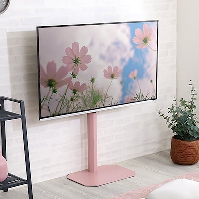 Qoo10] 美しいフォルムの八角壁寄せテレビスタンド : 家具・インテリア