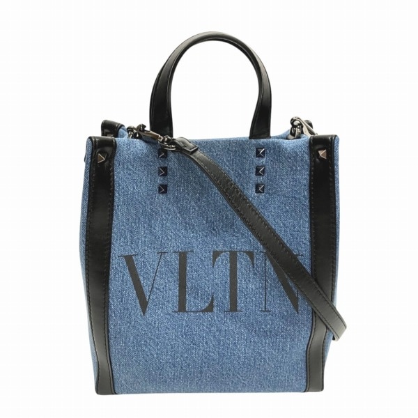 ヴァレンティノ カラヴァーニ VLTNタイムズ ショルダーバッグ トートバッグ 【中古】