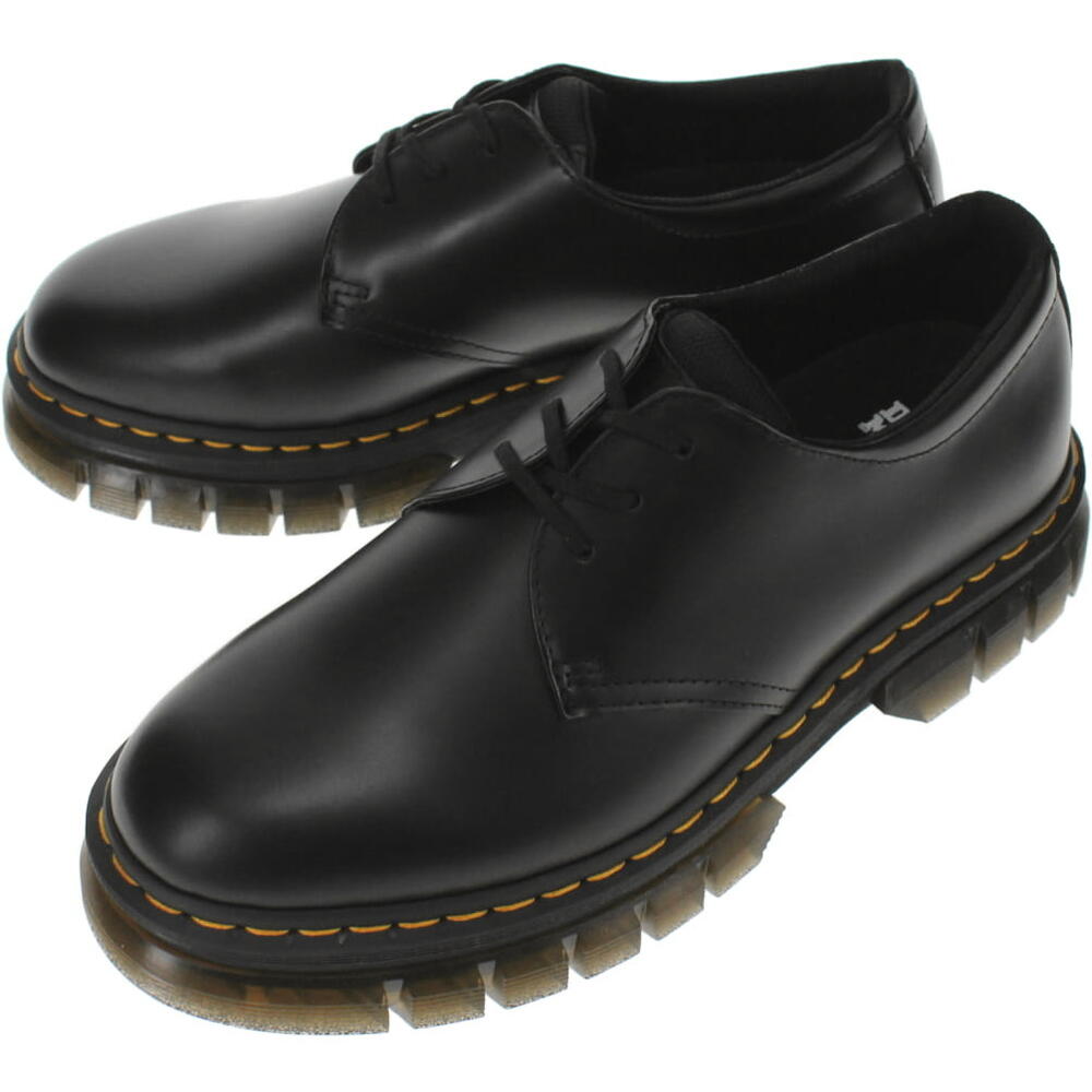 RIKARD POLISHED SMOOTH 3I 3 ホール シューズ ブラック 27830001