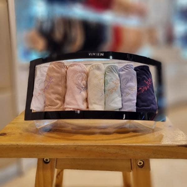 [大邱百貨店SG] PT7411 7SET_純綿100% ミディ曜日パンティー7SET