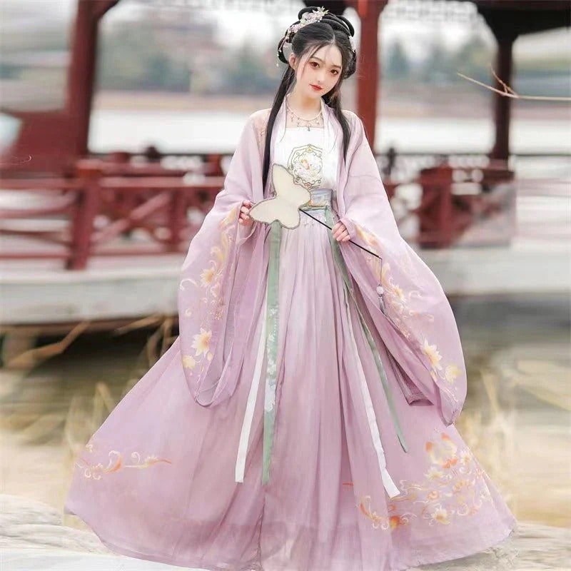 女性用漢服春と秋の大きいサイズ太った女性用漢服仕事に着ていける十里桃花仙人風古代風スーツハロウィンクリスマスパーティー仮装30%までに制限
