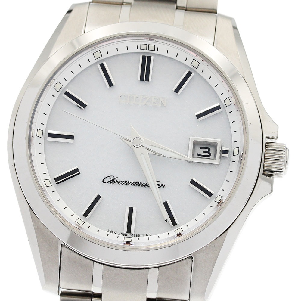シチズン CITIZEN AQ4030-51A/A060-T024271 ザ・シチズン 土佐和紙文字盤 エコドライブ ソーラー メンズ _961847【中古】