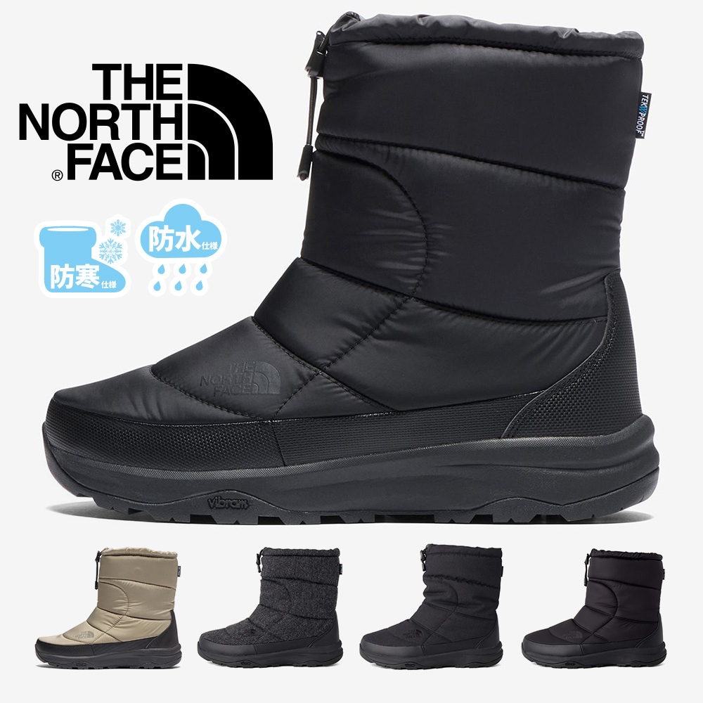 ザ ノースフェイス スノーシューズ メンズ レディース ヌプシ ブーティ ウォータープルーフ NF52272 the north face 2025秋冬 Nuptse Bootie WP VII 防水