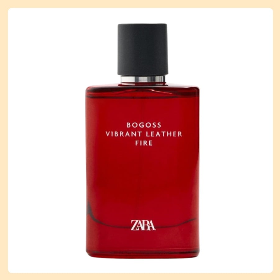 ZARA メンズ香水 BOGOSS VIBRANT LEATHER FIRE 100ML オードパフューム [EDP]