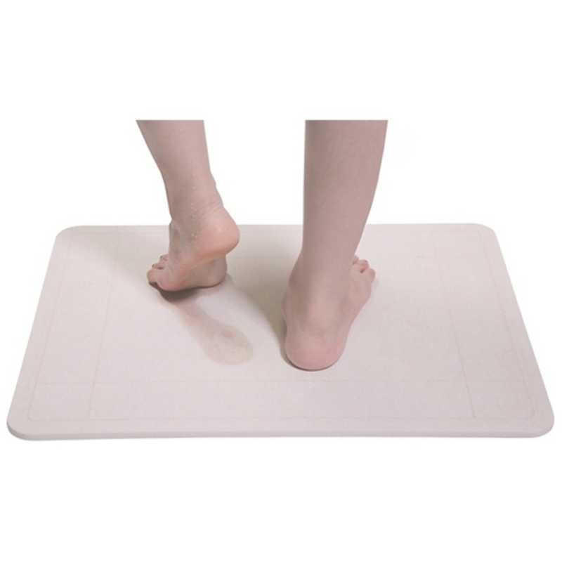 F3ジャパン　珪藻土バスマット 吸まっくす　KSB01‐WH (ホワイト)