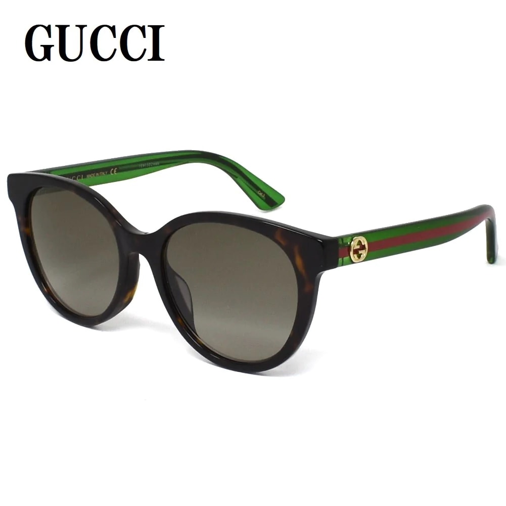 国内正規品 GG0702SKN 003 サングラス アジアンフィット アイウェア メガネ 眼鏡 UVカット 紫外線カット ブラウン ハバナ