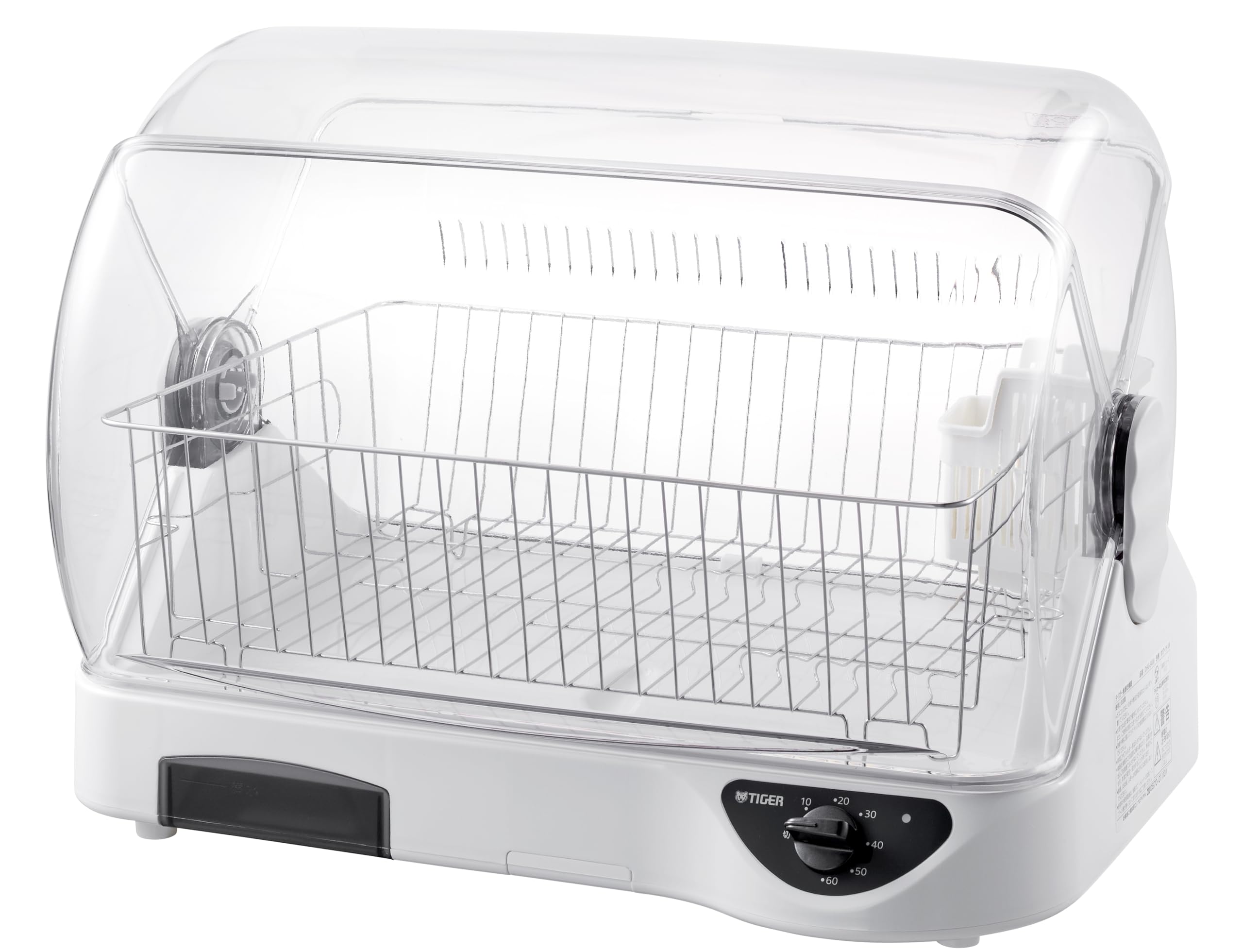 タイガー魔法瓶(TIGER) 食器乾燥器 サラピッカ AG抗菌加工フィルター 高温熱風乾燥 6人用 DHG-T401WY ホワイト