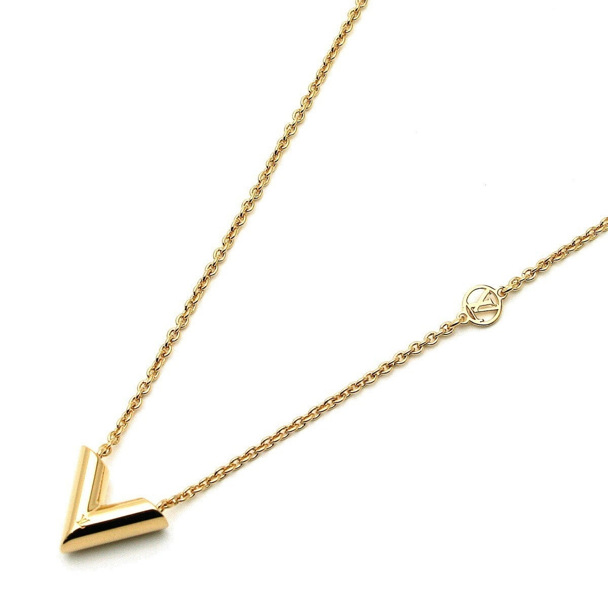 LV ネックレス ペンダント エセンシャル V ゴールド M00857