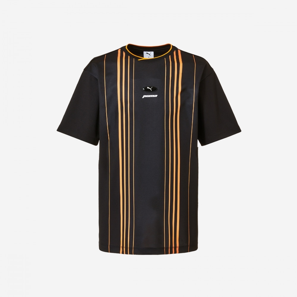 プーマ U フットボールニットカラー 半袖Tシャツ PKI95030501-PUMA BLACK