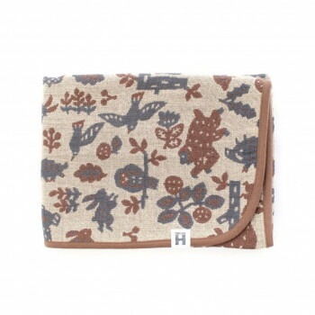 ハートウエル katakata森と動物 マルチケット ブラウン 13954747