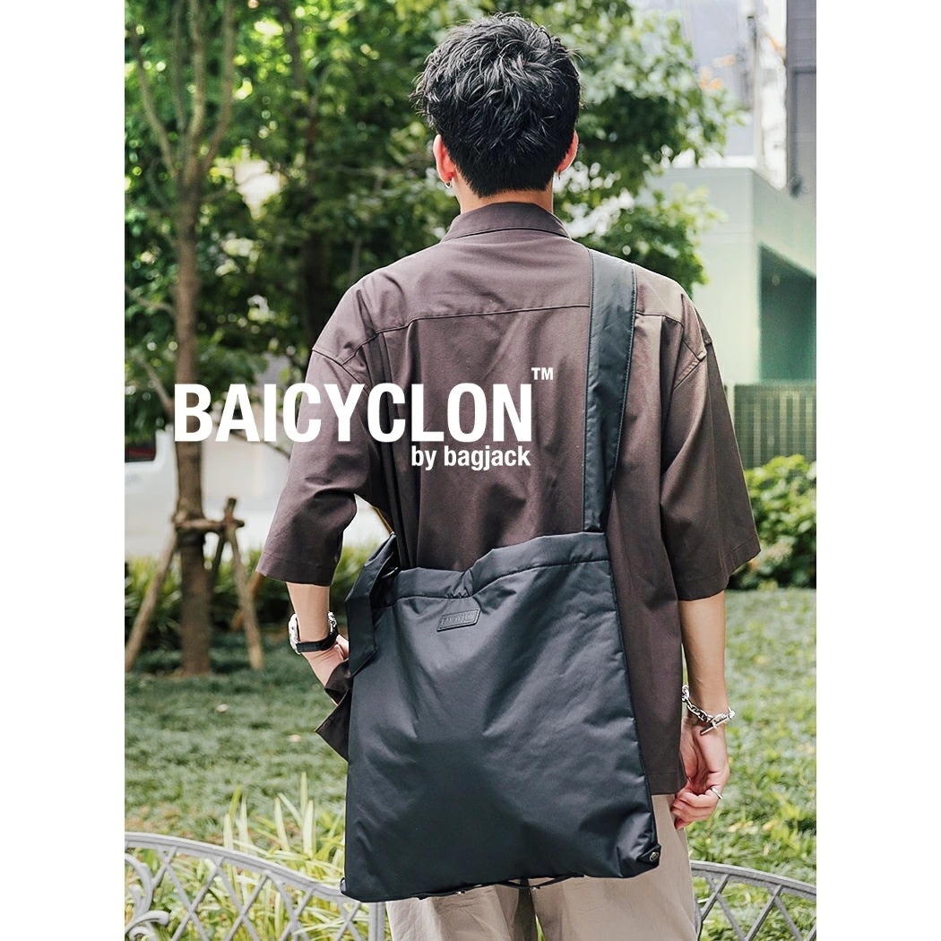 BAICYCLON バイシクロン 2WAY ショルダー バッグ SHOULDER BAG BLACK ( ブラック 黒 メンズ かばん 国内正規品 ナイロン レディース BCL-87 )