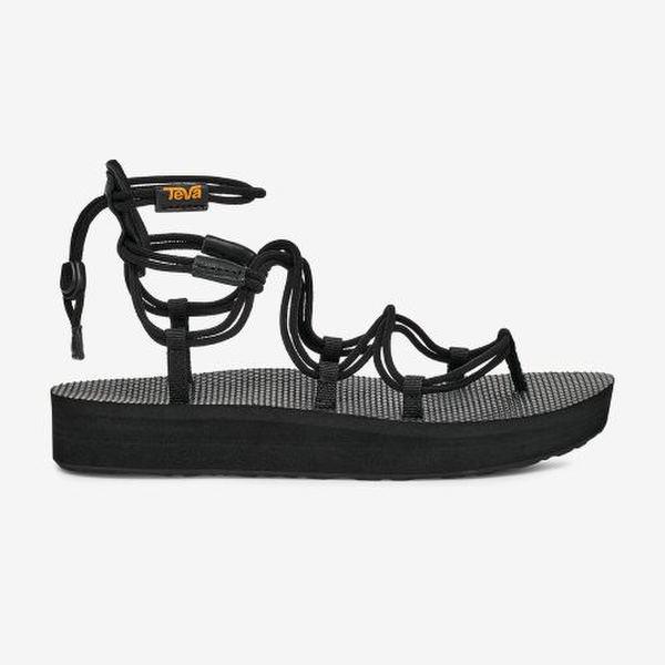 [TEVA] 女性 4cm ヒール ファッション ストラップ サンダル Midform Infinity STVF2517890-BLK