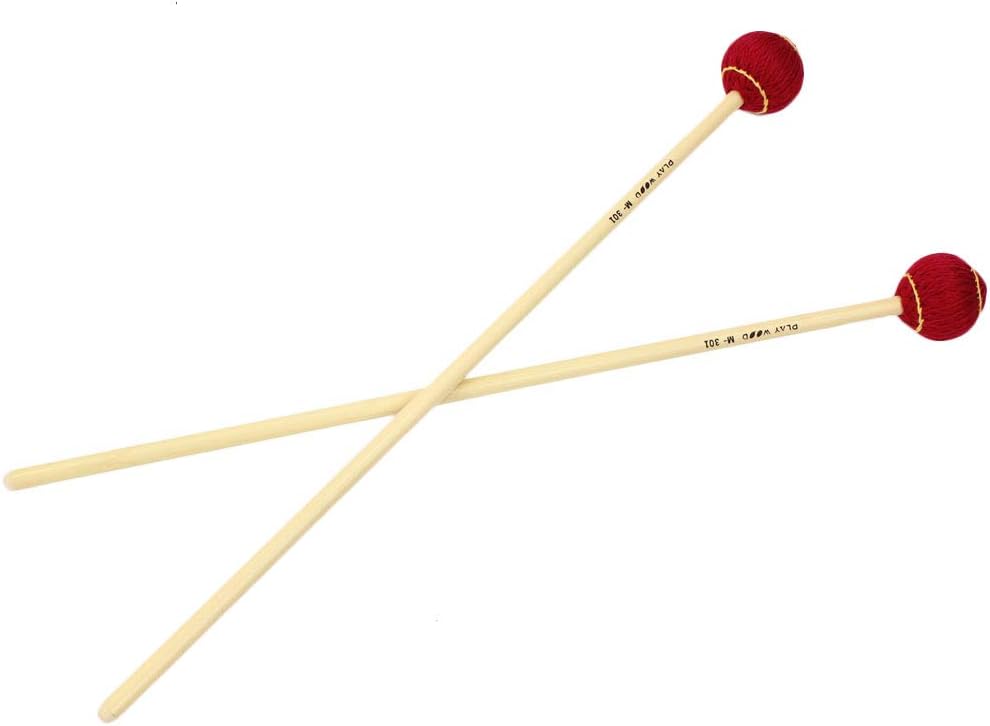PLAY WOOD プレイウッド ビブラフォンマリンバ用綿糸巻きマレット M-301