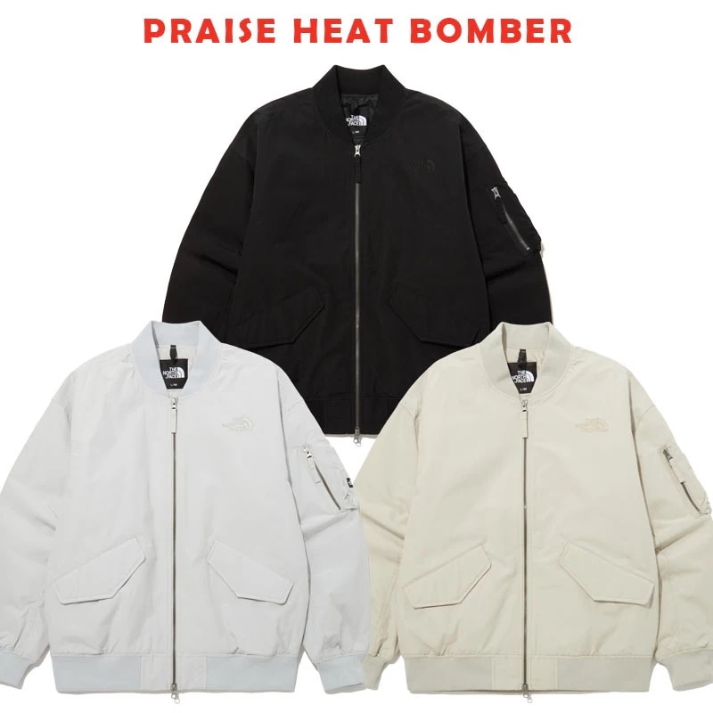 韓国正規品保証 関税負担なし NJ3NP53A PRAISE HEAT BOMBERデイリー 基本 着装 男子 女子 人気 韓国 ファッション 男女共用 アウトドア