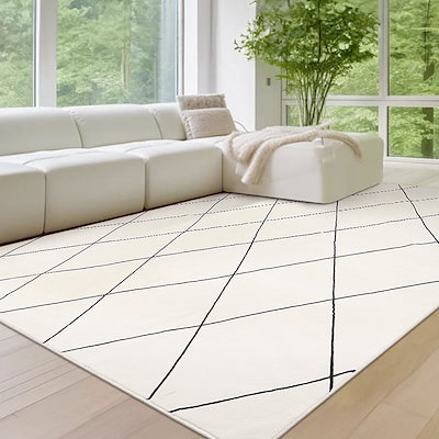 HAOCOO カーペット 2畳 185х185cm 正方形 ラグ 洗える オールシーズン適用 ペルシャ風 じゅうたん 滑り止め 低反発 防音 | HAOCOO カーペット 2畳 185х185cm 正方形 ラグ 洗える