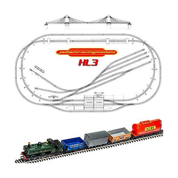 Hornby Digital Train Set HL3 - Large Layout with Suspension Bridge 並行輸入品